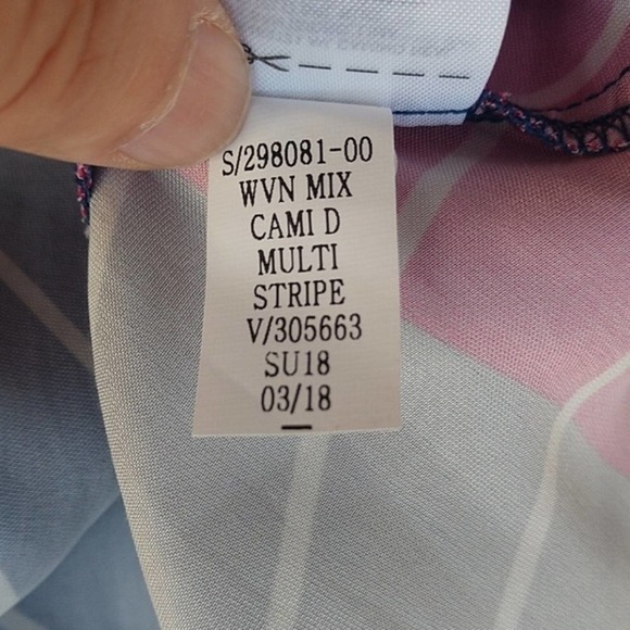 Gap Stripe Cami Tank Handkerchief Dress - Picture 7 of 7